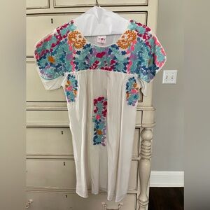 Buddy Love dress with beautiful multicolor embroidery
